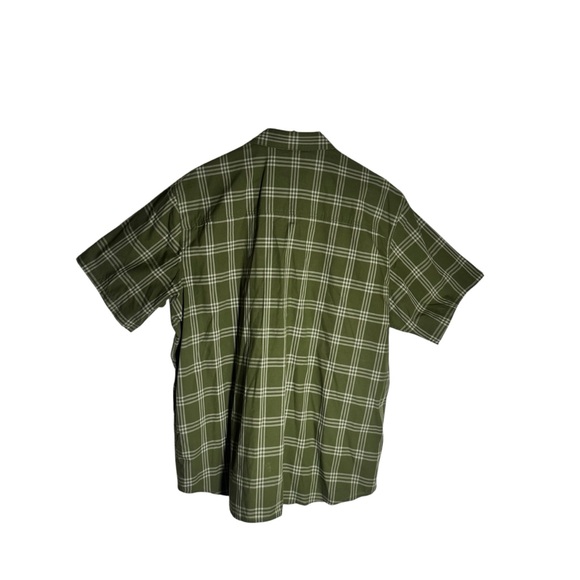 5.11 Tactical Shirt Men's Plaid Snap Button Short Sleeve Green Outdoors Size XL - Picture 4 of 6